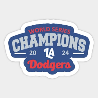 Dodgers 2024 Champions Sticker